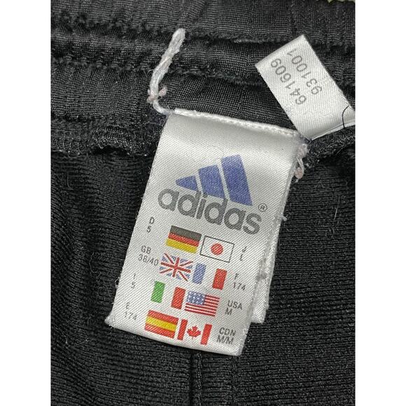 Vintage 1999 Adidas Mens Black Track Activewear Performance Pants Size Medium - Picture 5 of 6